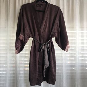 Midnight Bakery satin robe